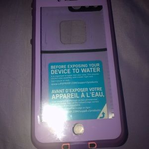Purple iPhone 8+ life proof case